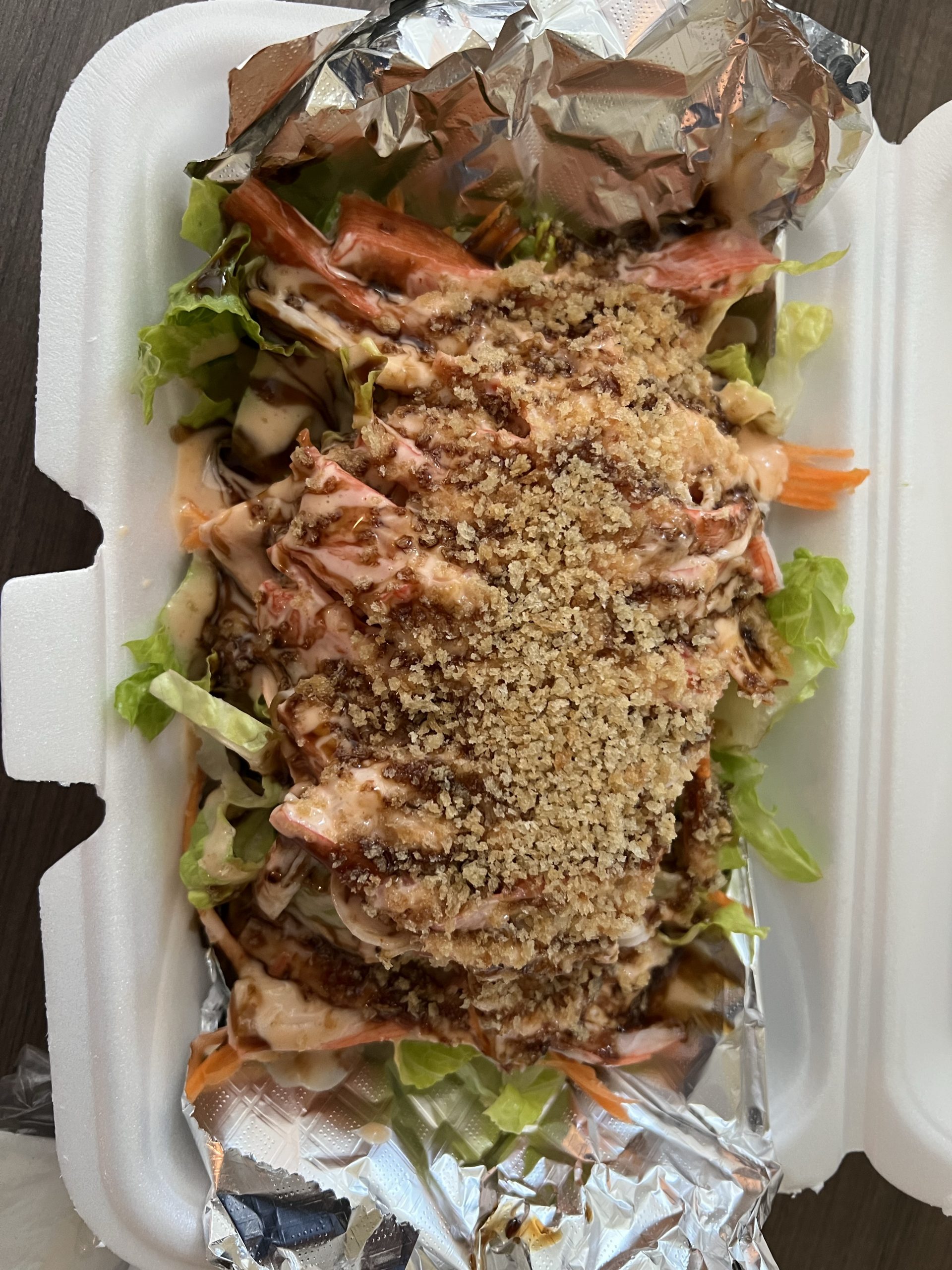 Crunchy Spicy Krab Salad from Bee's Boba in Safety Harbor